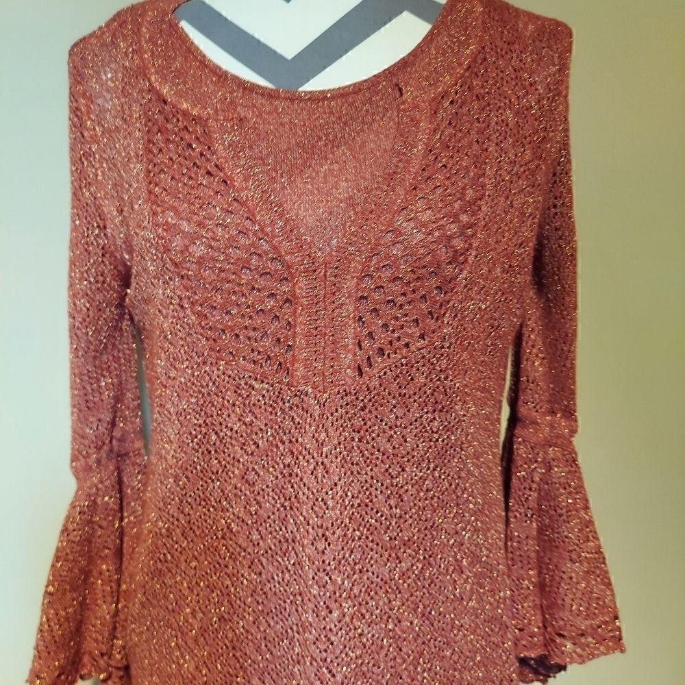 Chico's Peasant Style Pullover with Tank - Picture 2 of 9